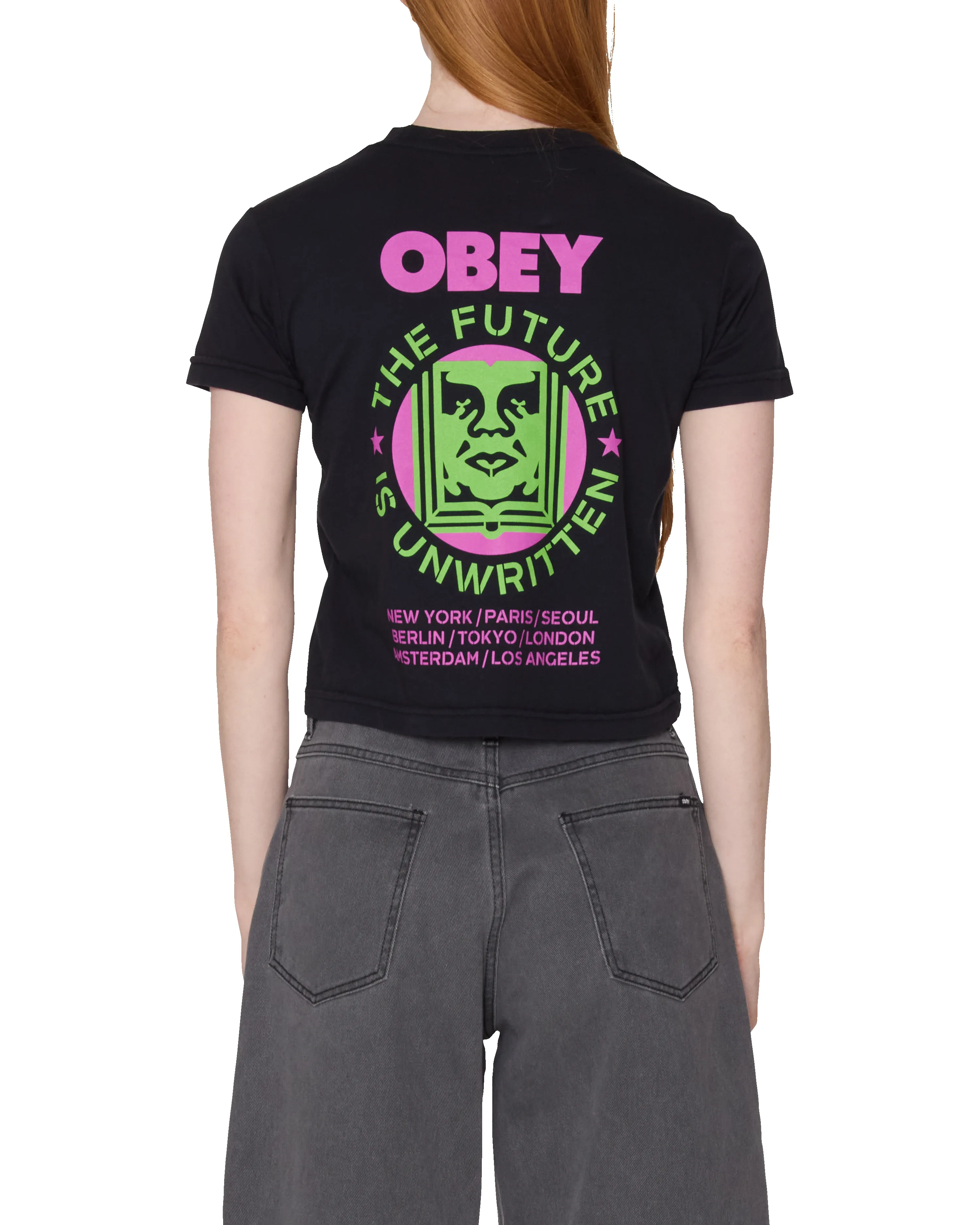FUTURE UNWRITTEN BOOK KAIA T-SHIRT sold by Obey