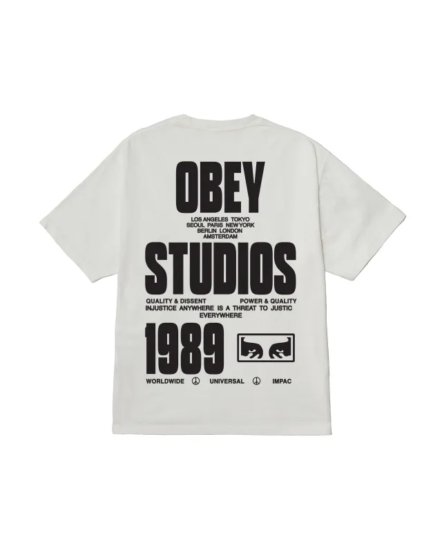 STAMPED PIGMENT T-SHIRT made by Obey