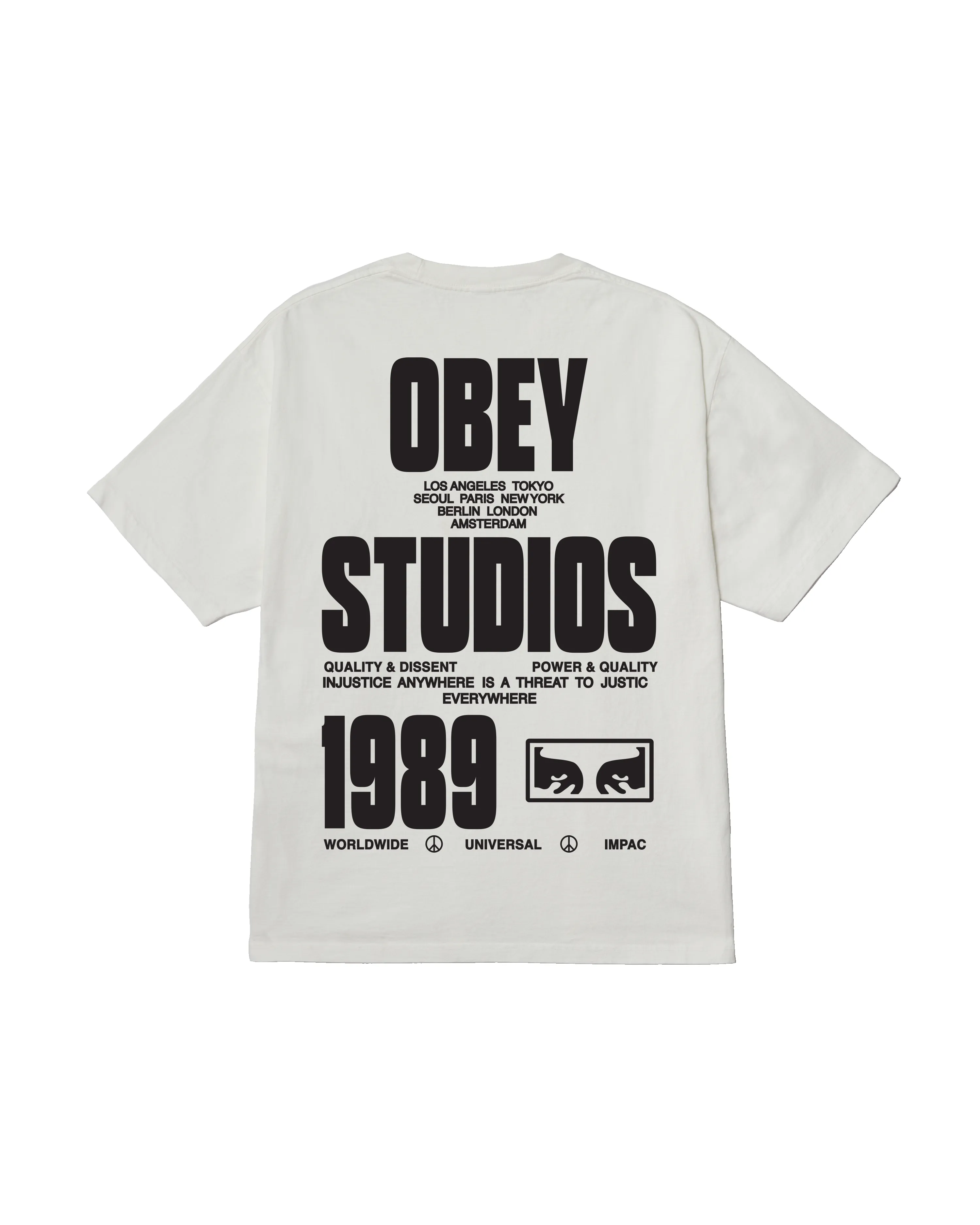 STAMPED PIGMENT T-SHIRT sold by Obey
