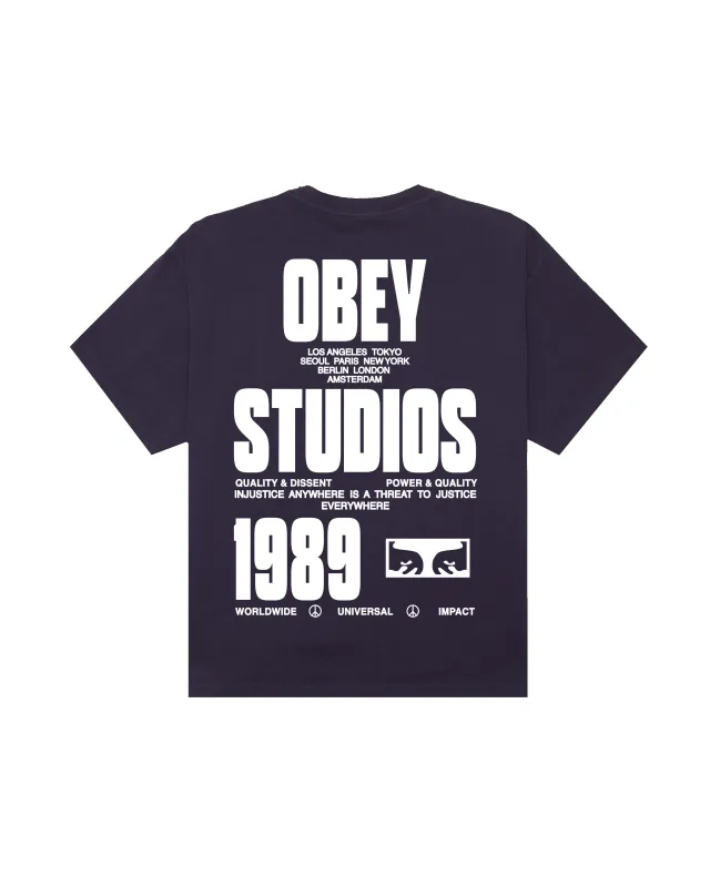 STAMPED PIGMENT T-SHIRT made by Obey