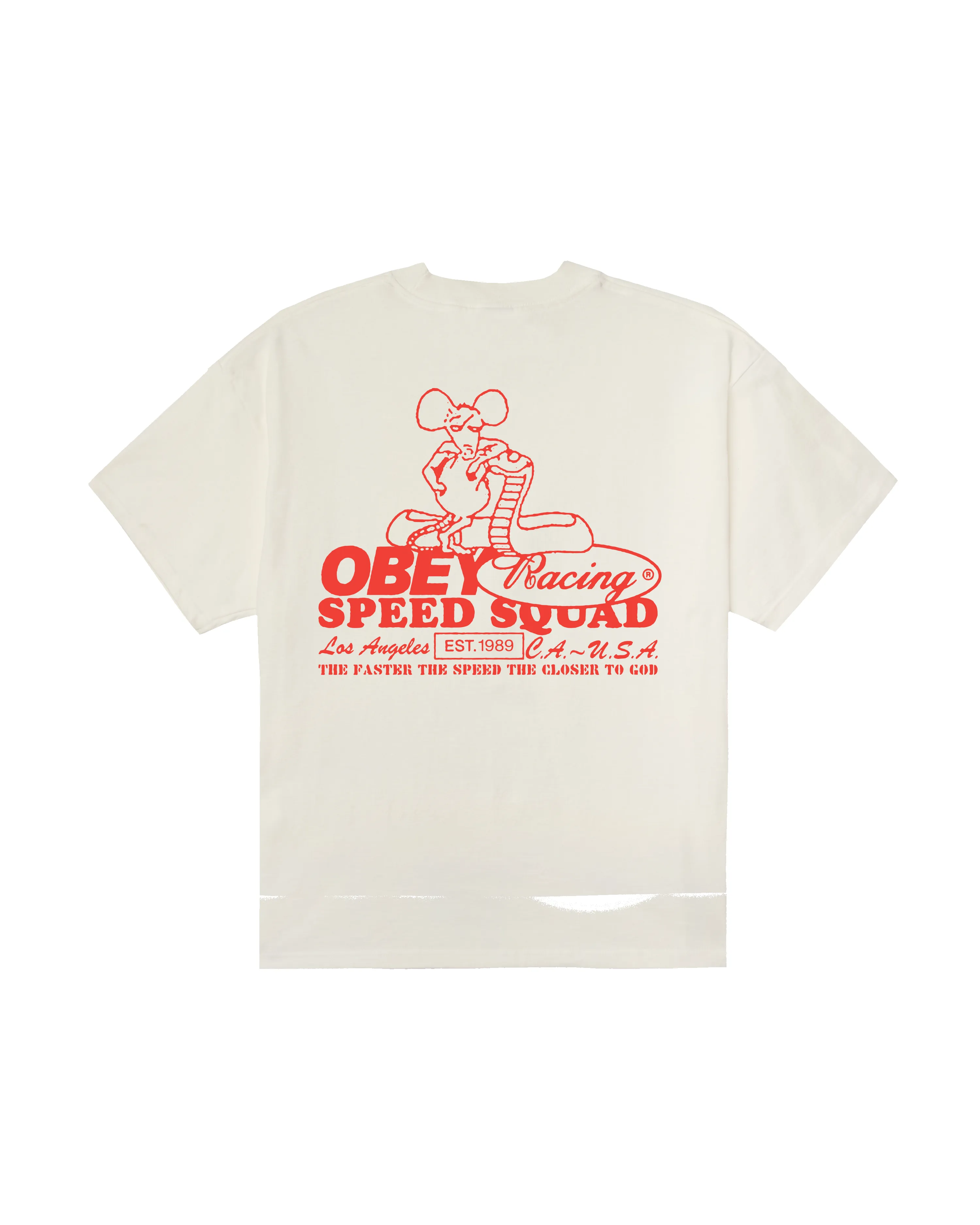 SPEED SQUAD HEAVYWEIGHT T-SHIRT sold by Obey