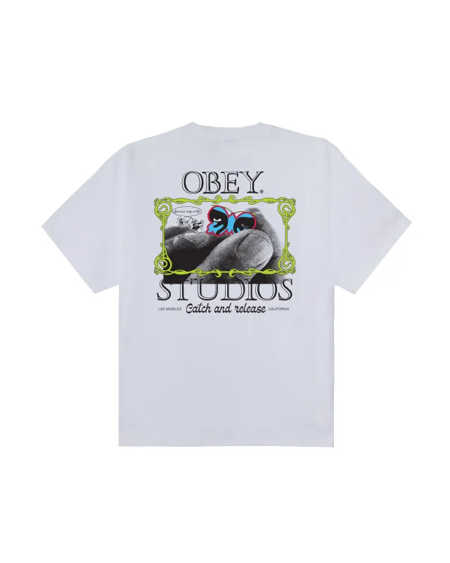 CATCH AND RELEASE HEAVYWEIGHT T-SHIRT made by Obey