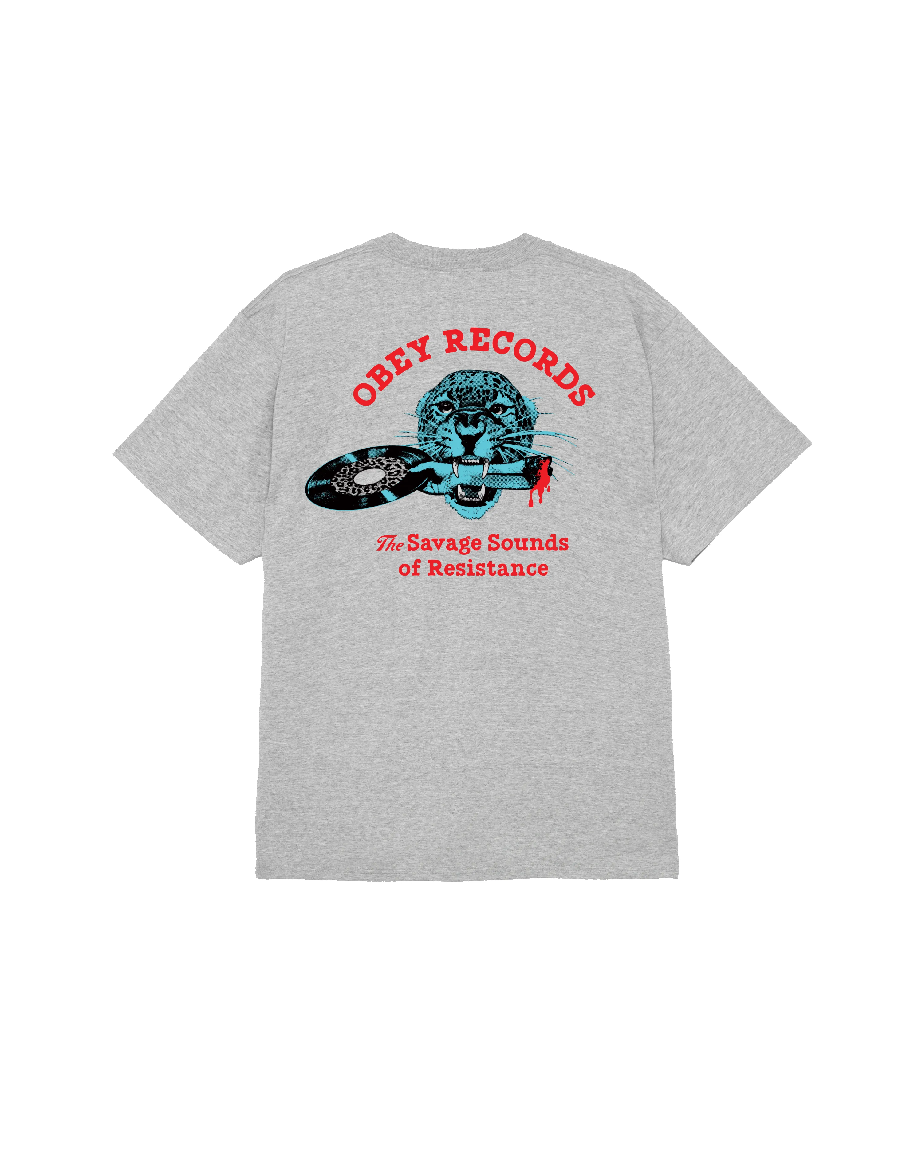 SAVAGE SOUNDS LEOPARD CLASSIC T-SHIRT sold by Obey