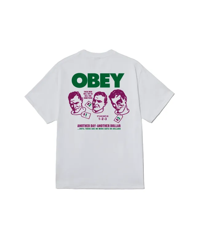 OBEY ANOTHER DOLLAR CLASSIC T-SHIRT made by Obey