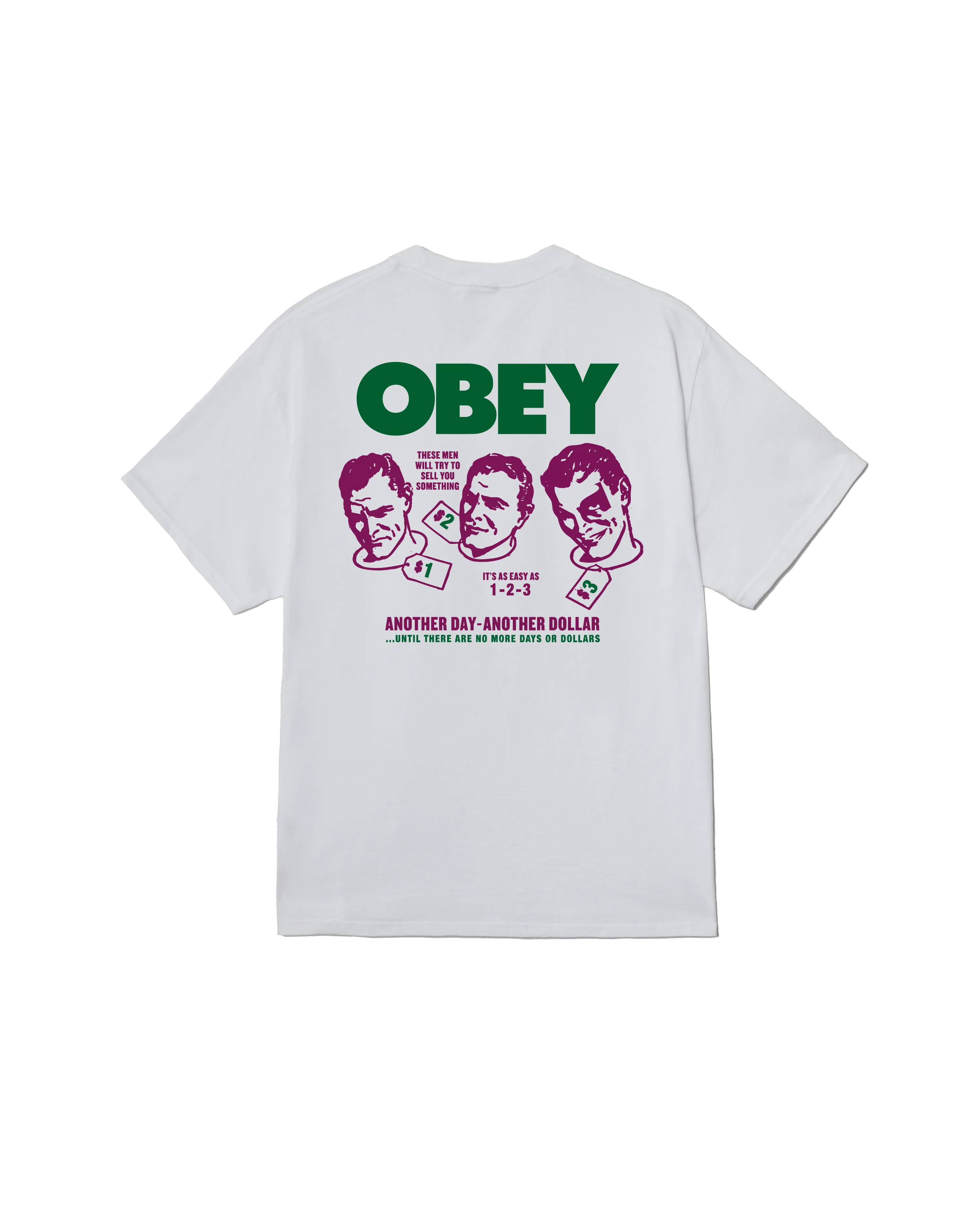 OBEY ANOTHER DOLLAR CLASSIC T-SHIRT sold by Obey