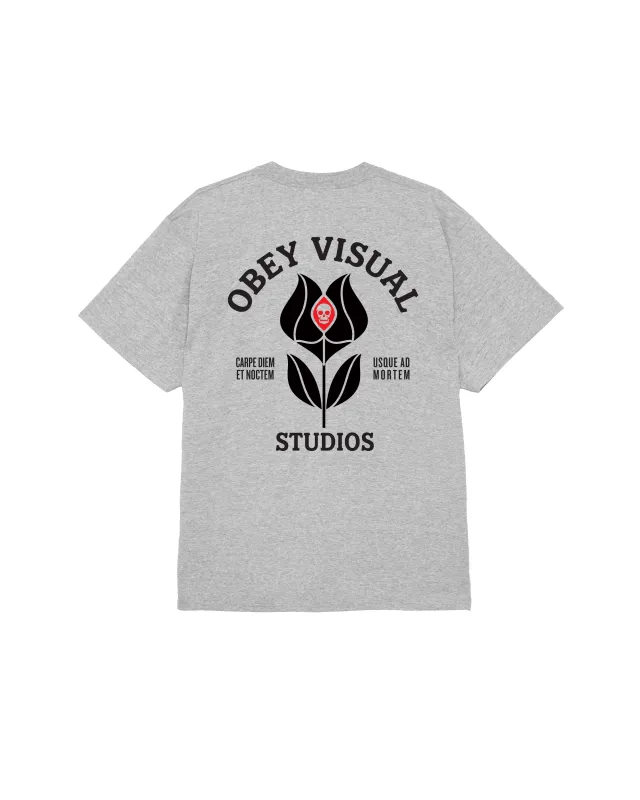 VISUAL STUDIOS FLOWER CLASSIC T-SHIRT made by Obey