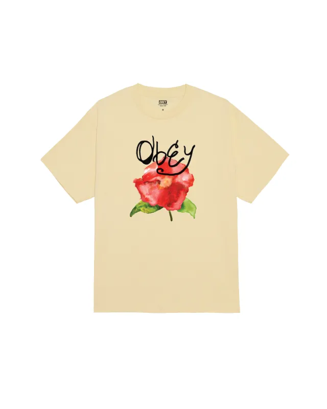 WATERCOLOR POPPY CLASSIC T-SHIRT made by Obey