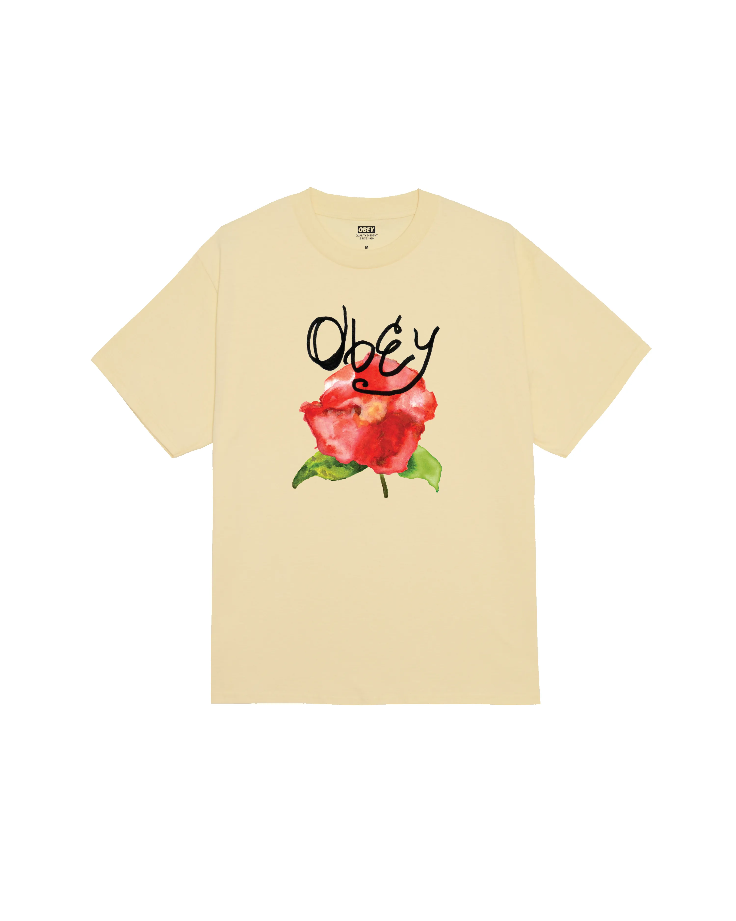 WATERCOLOR POPPY CLASSIC T-SHIRT sold by Obey
