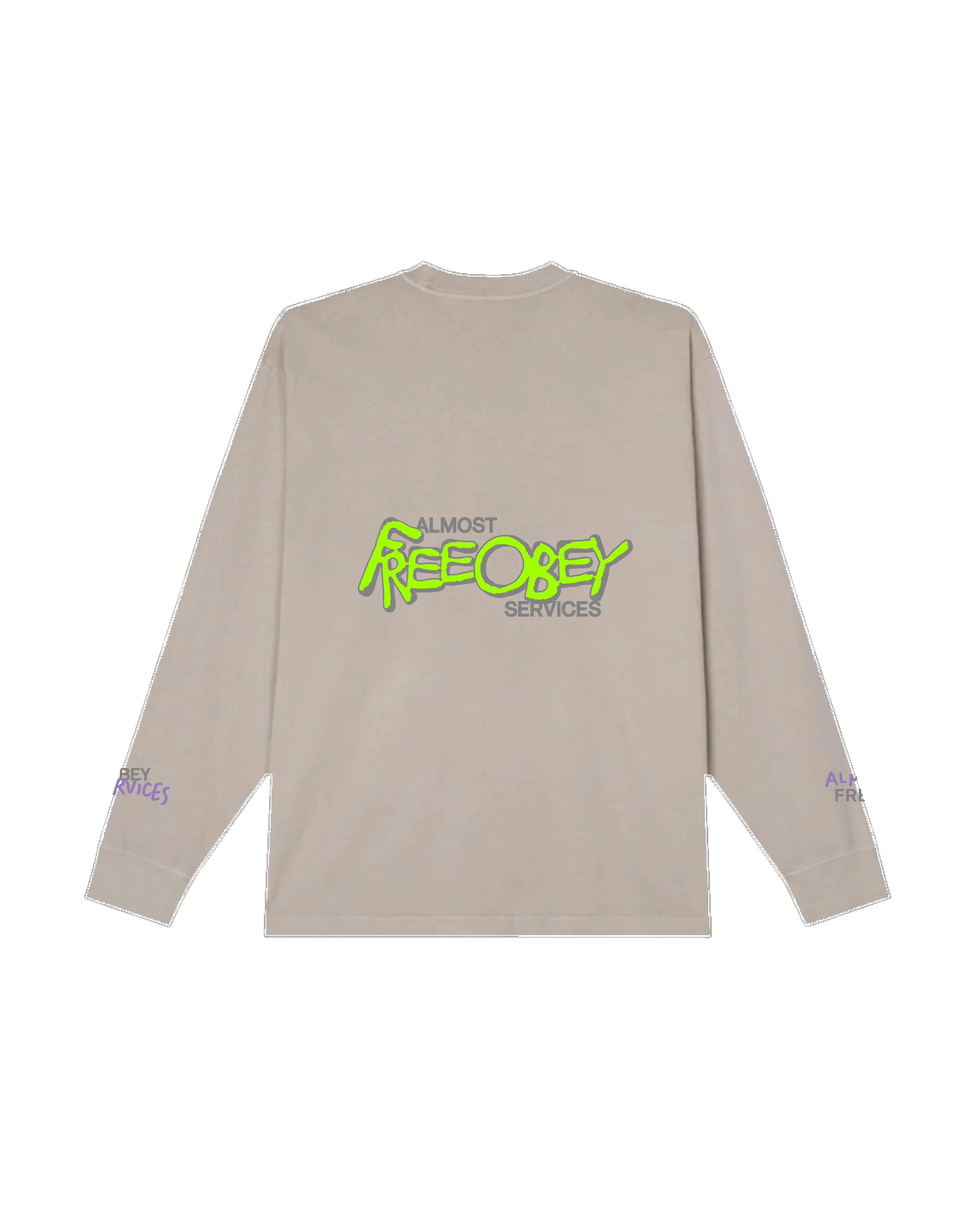 ALMOST FREE OBEY LS PIGMENT T-SHIRT sold by Obey product image thumbnail 2