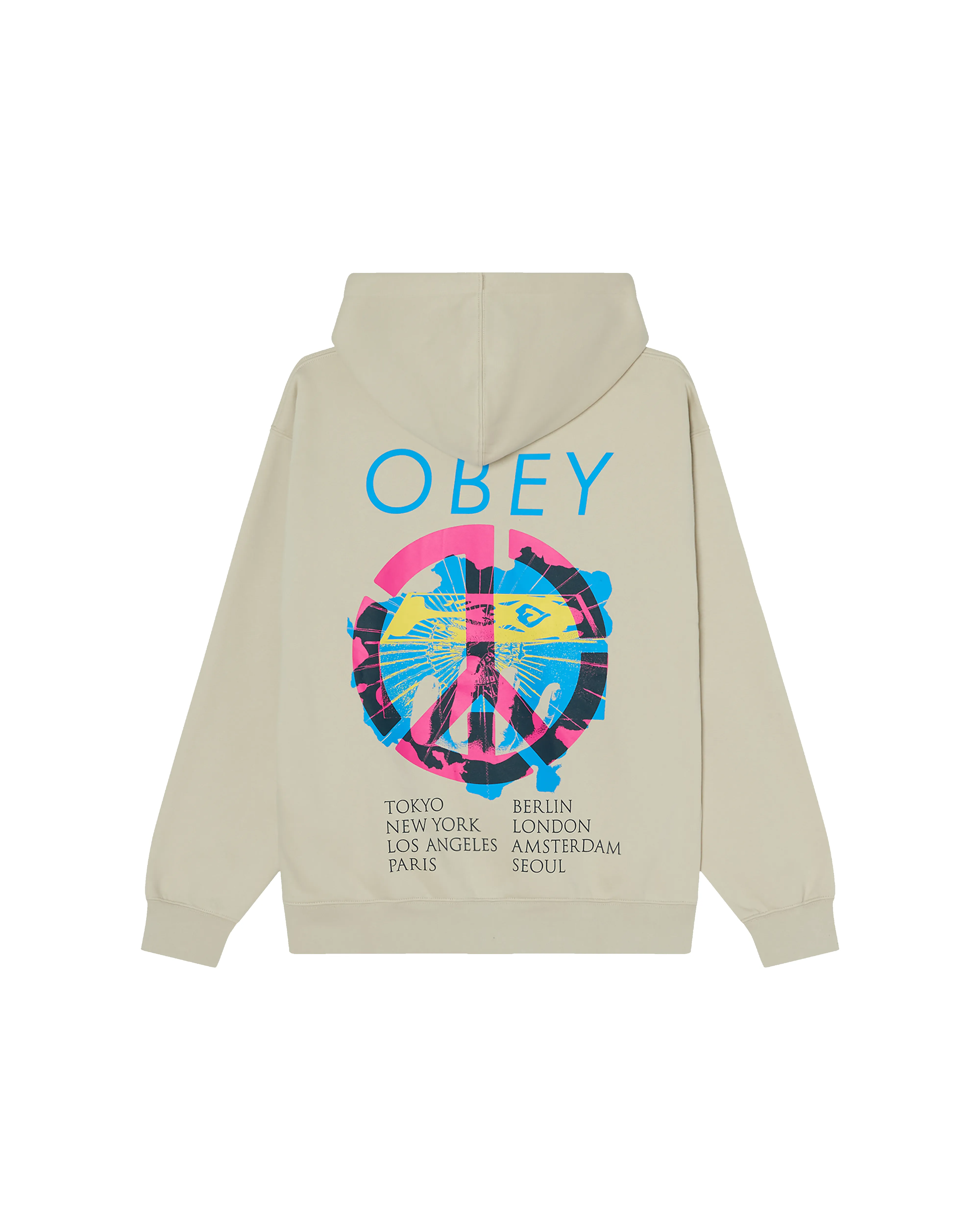 PEACE BRICK PULLOVER sold by Obey