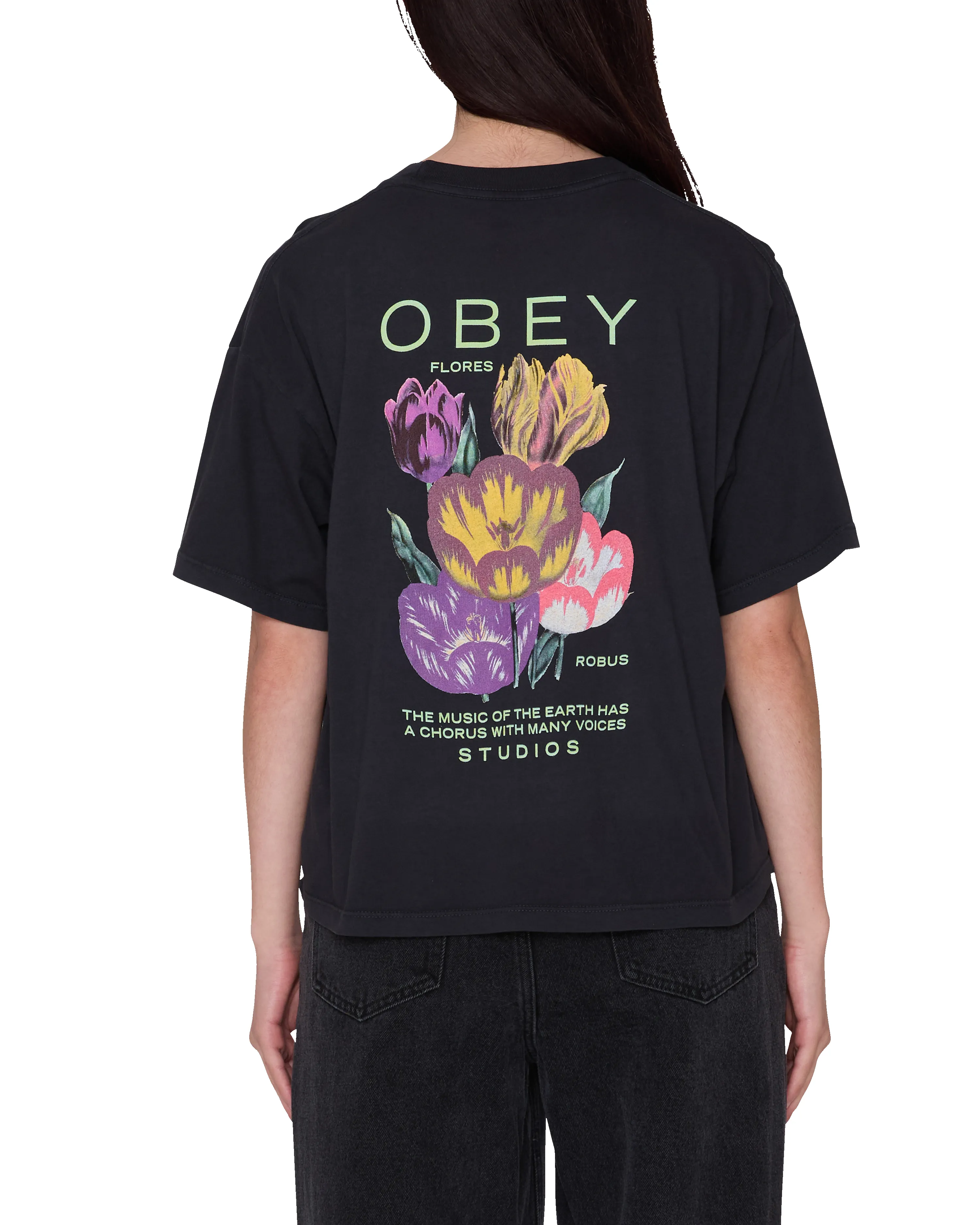 FLORES ROW T-SHIRT sold by Obey