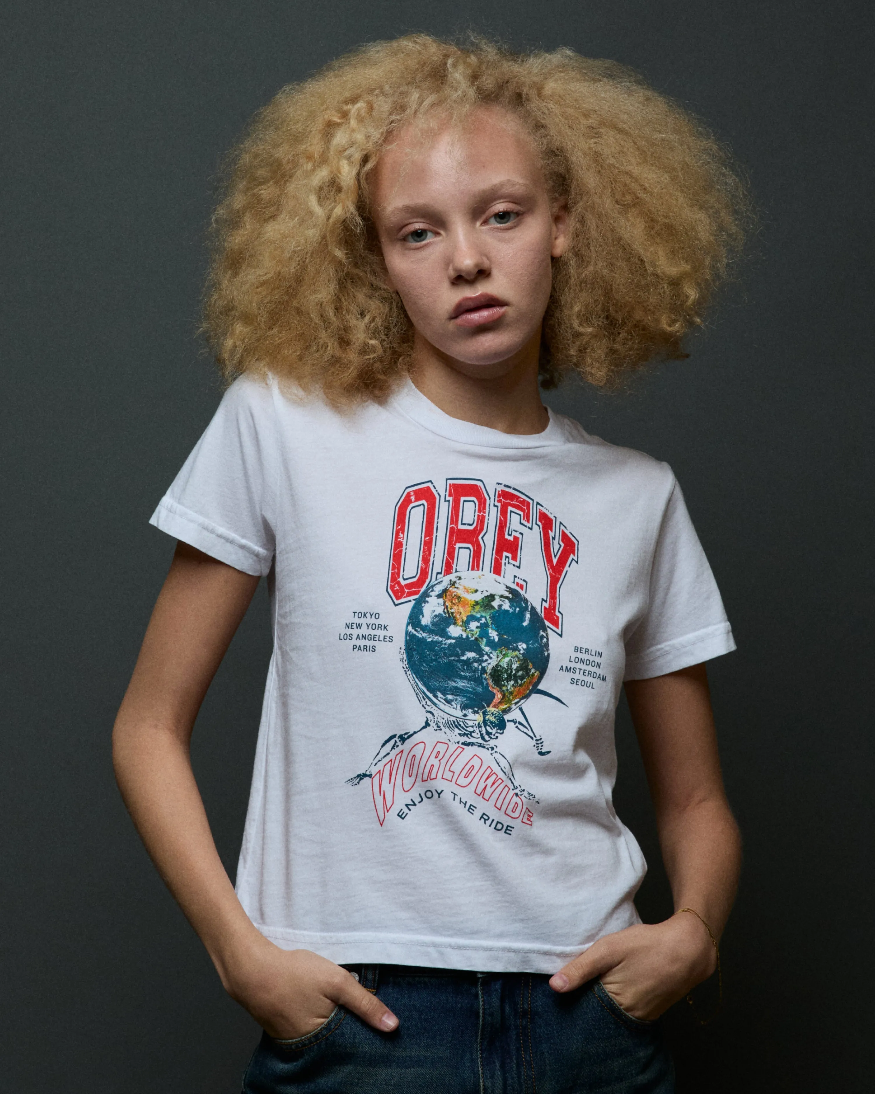 ENJOY THE RIDE KAIA T-SHIRT sold by Obey product image thumbnail 2