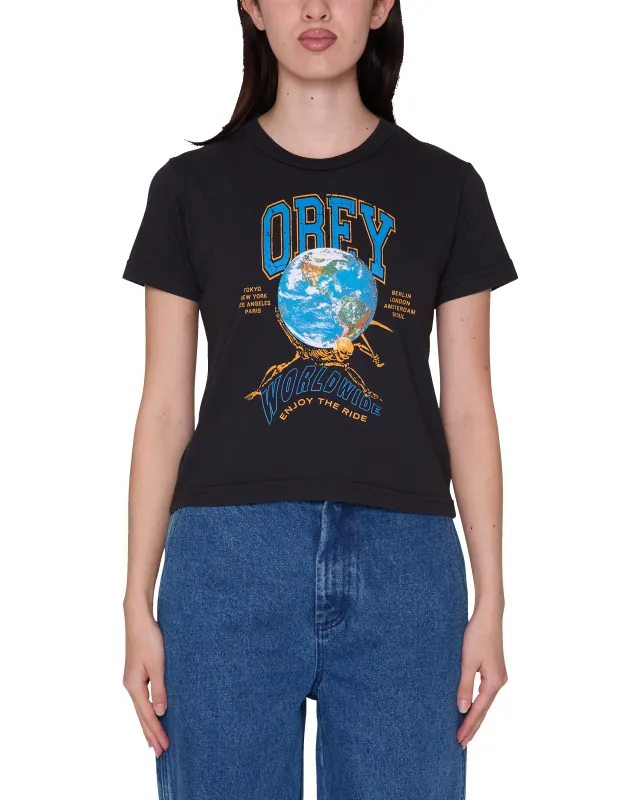 ENJOY THE RIDE KAIA T-SHIRT made by Obey