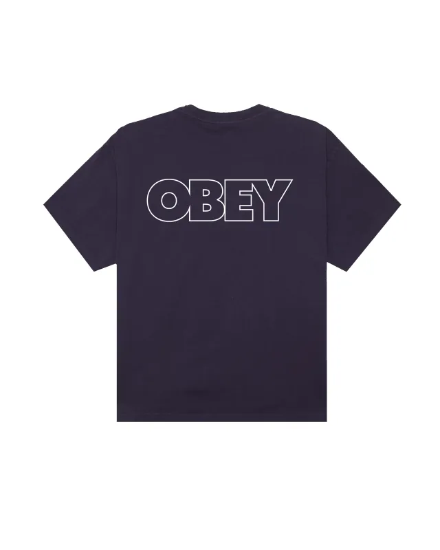 OBEY BOLD OUTLINE PIGMENT T-SHIRT made by Obey