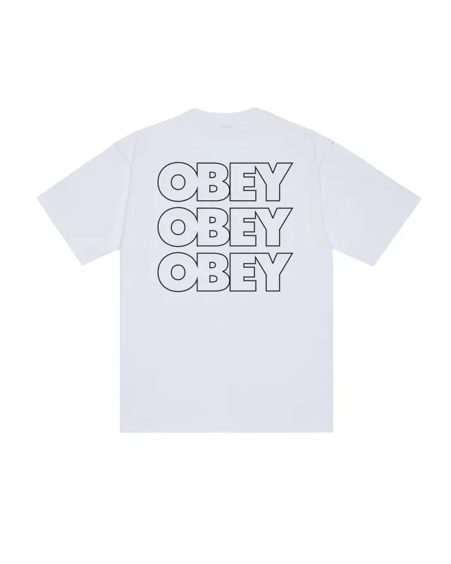 TREBLE HEAVYWEIGHT T-SHIRT made by Obey