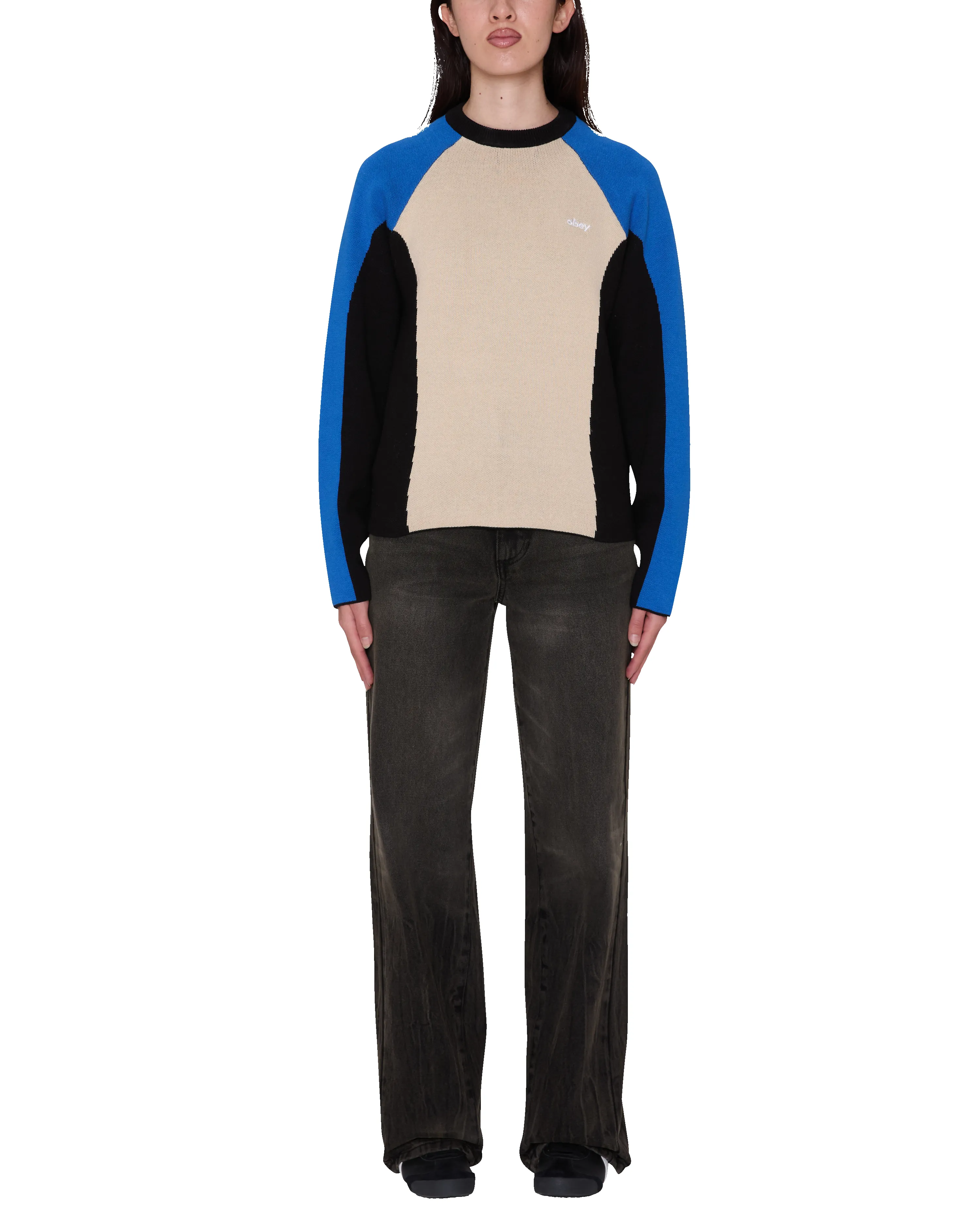 ANGIE CREW SWEATER sold by Obey product image thumbnail 4