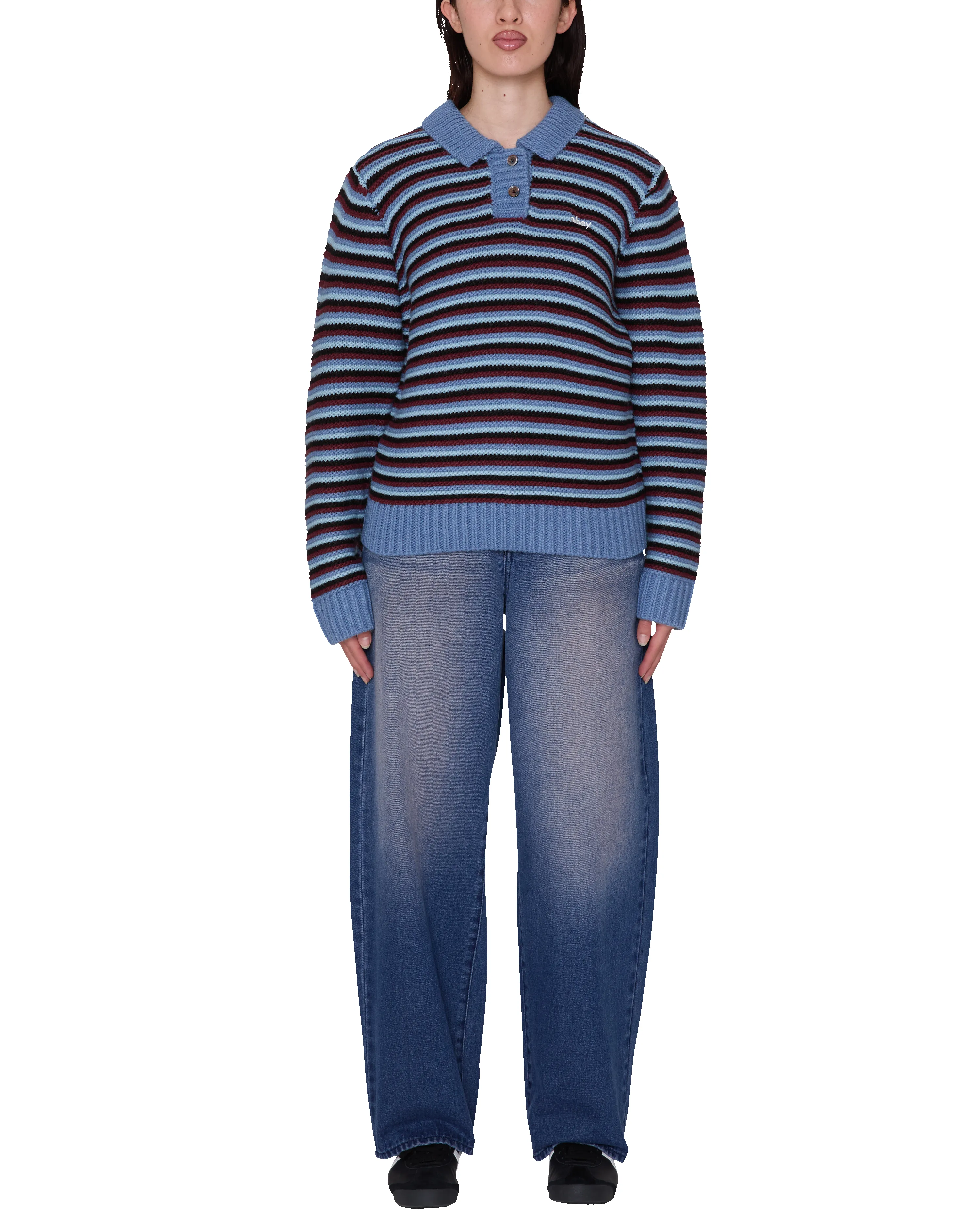 COLETTE POLO SWEATER sold by Obey product image thumbnail 4