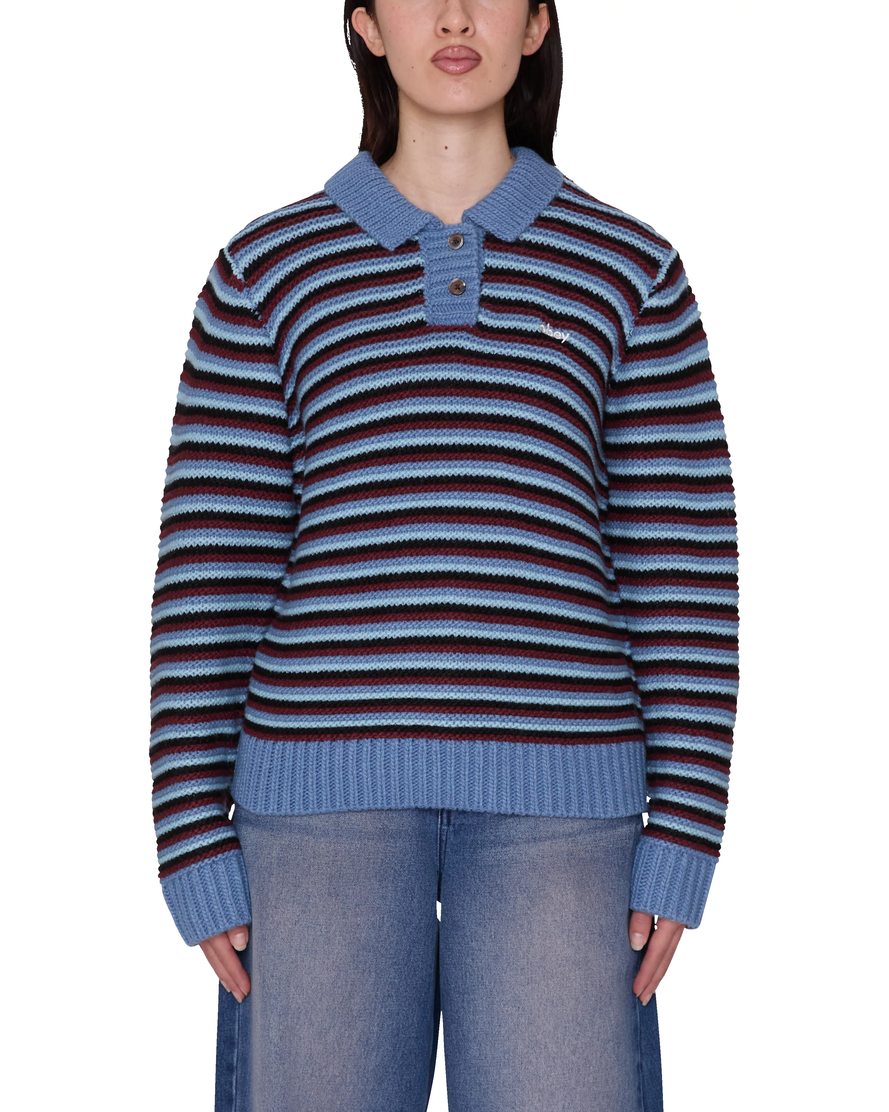 COLETTE POLO SWEATER sold by Obey
