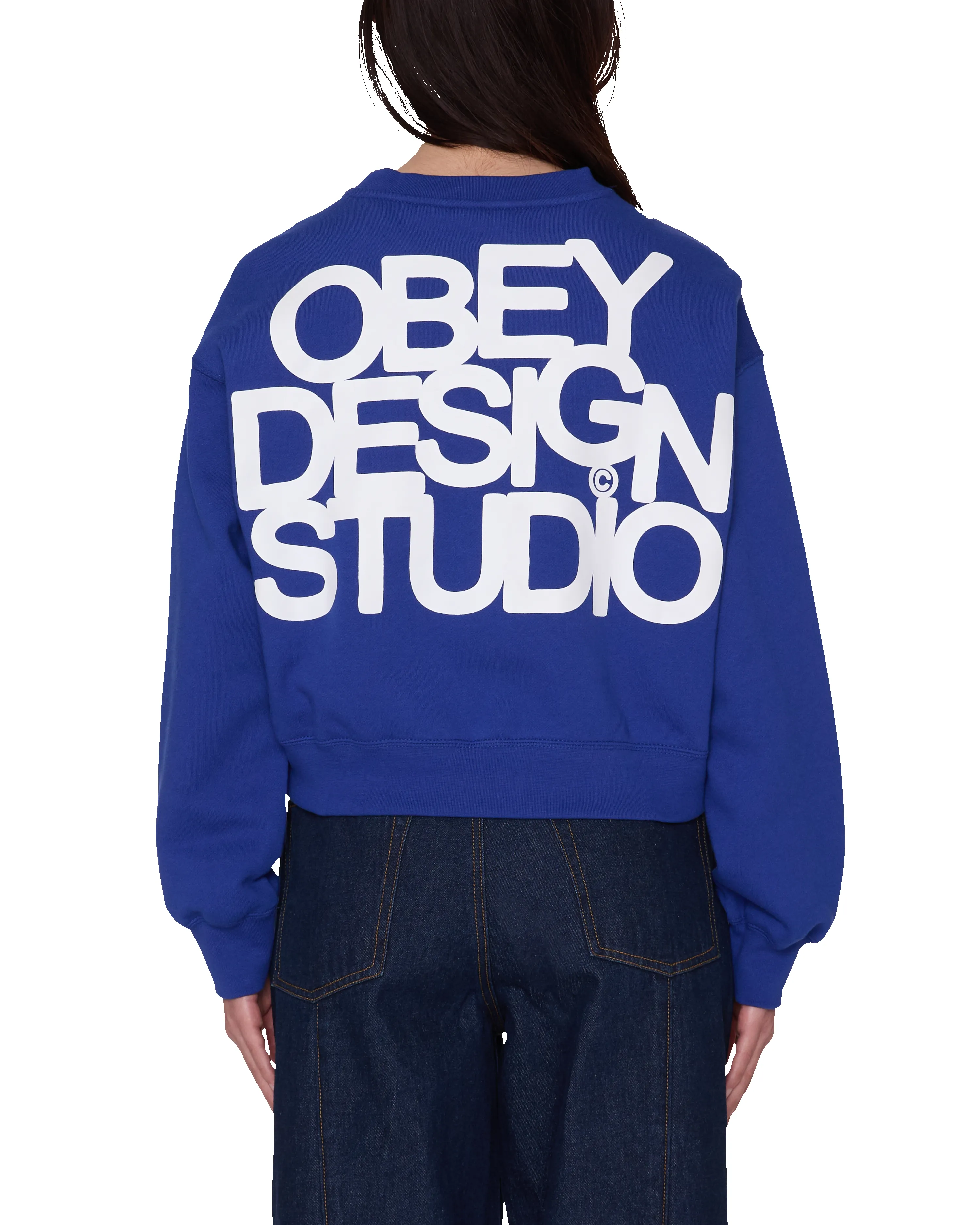 OBEY DESIGN STUDIO CROPPED CREWNECK sold by Obey