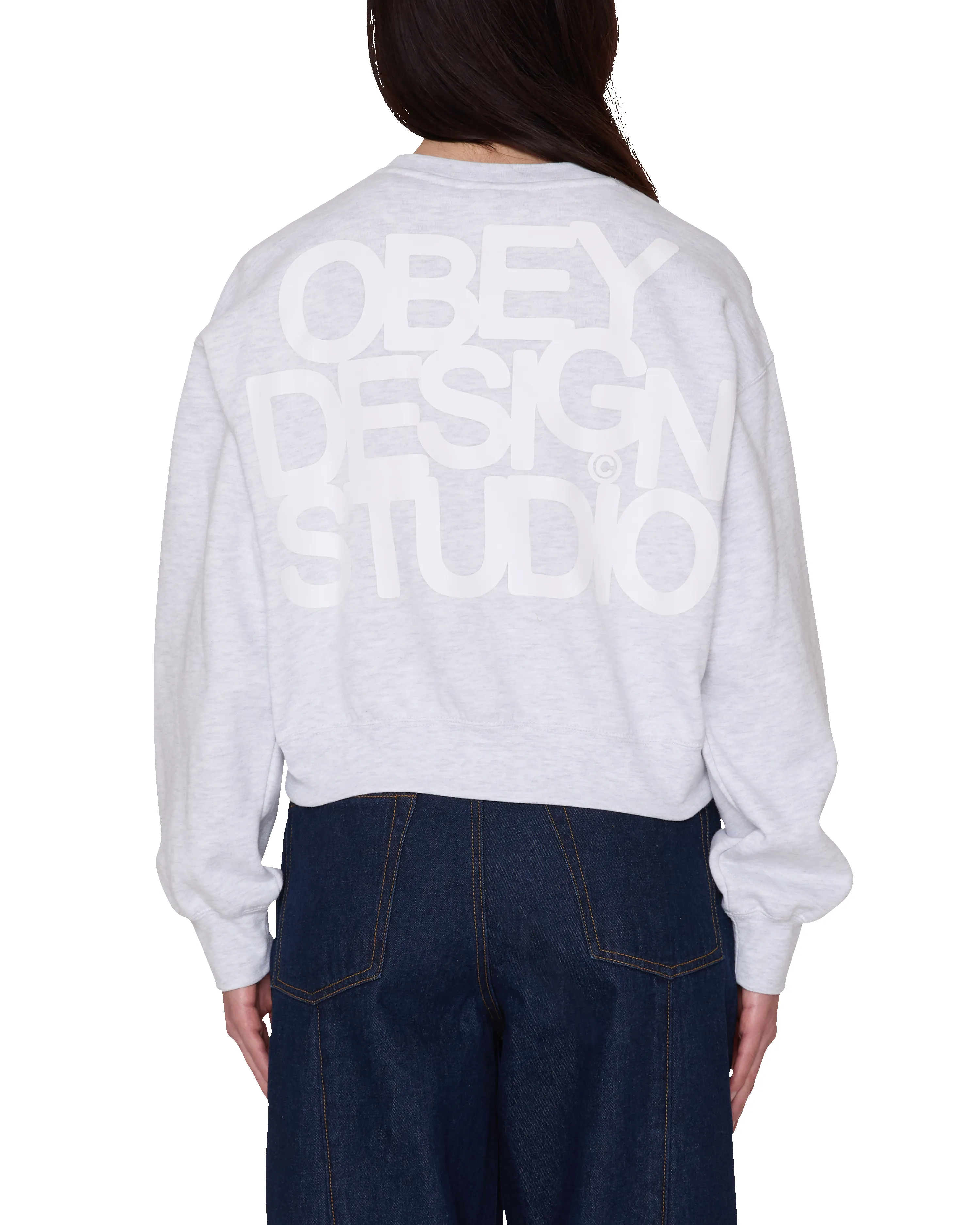 OBEY DESIGN STUDIO CROPPED CREWNECK sold by Obey