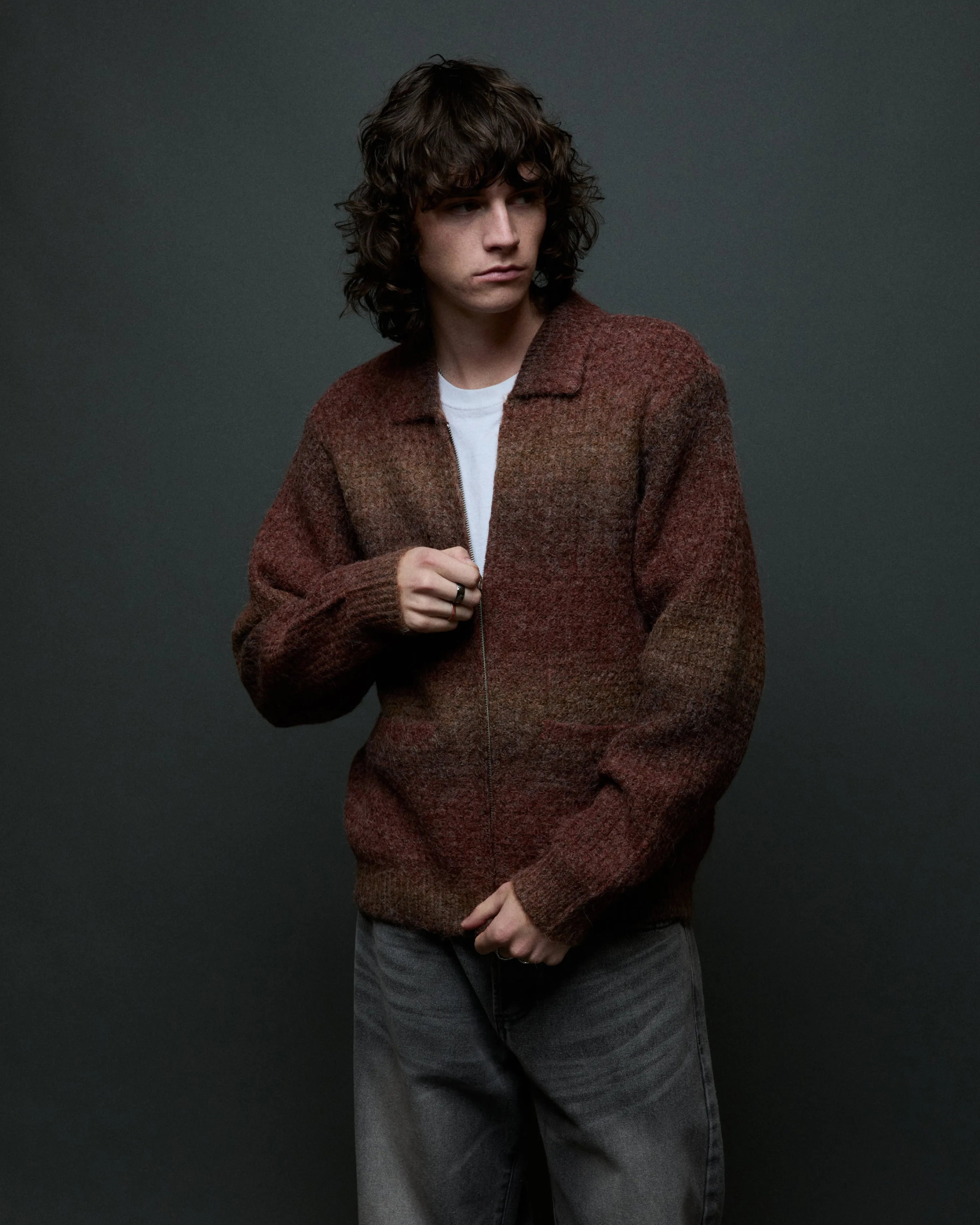 ANTON GRADIENT CARDIGAN sold by Obey product image thumbnail 5
