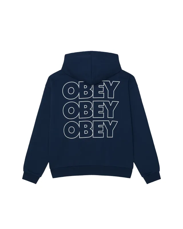 TREBLE EXTRA HEAVY PULLOVER made by Obey