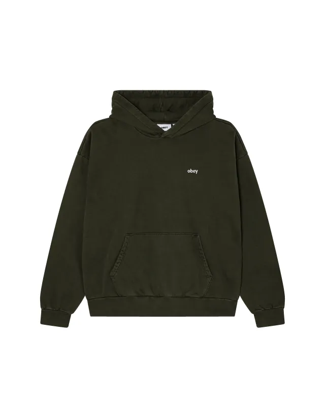 LOWERCASE PIGMENT PULLOVER made by Obey