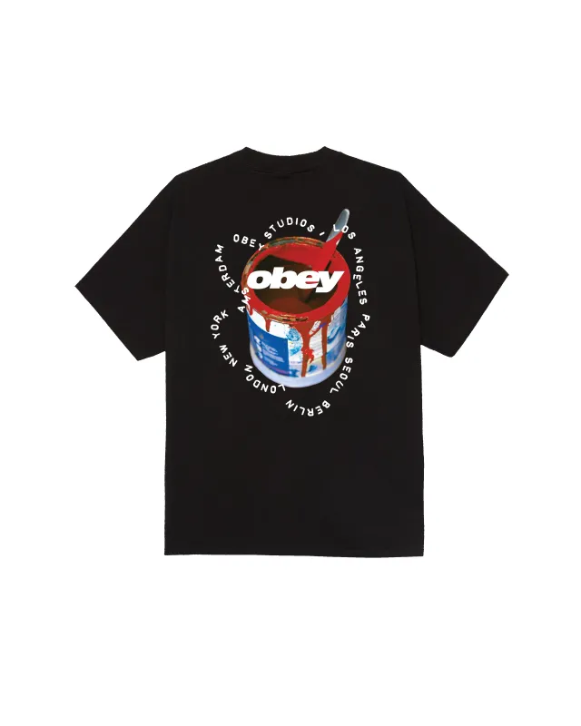 REAL SPILL CLASSIC T-SHIRT made by Obey