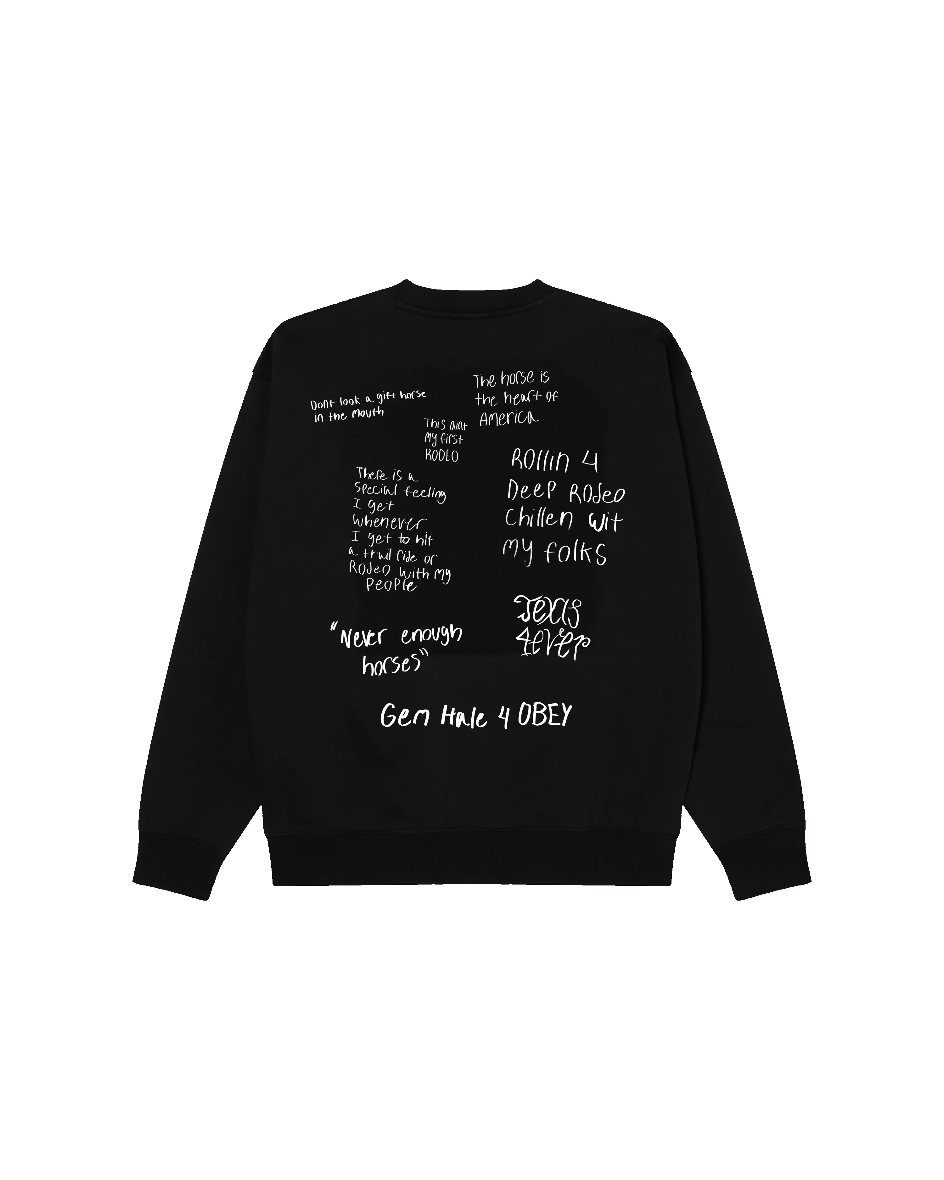 TRIAL RIDE CREWNECK sold by Obey product image thumbnail 2