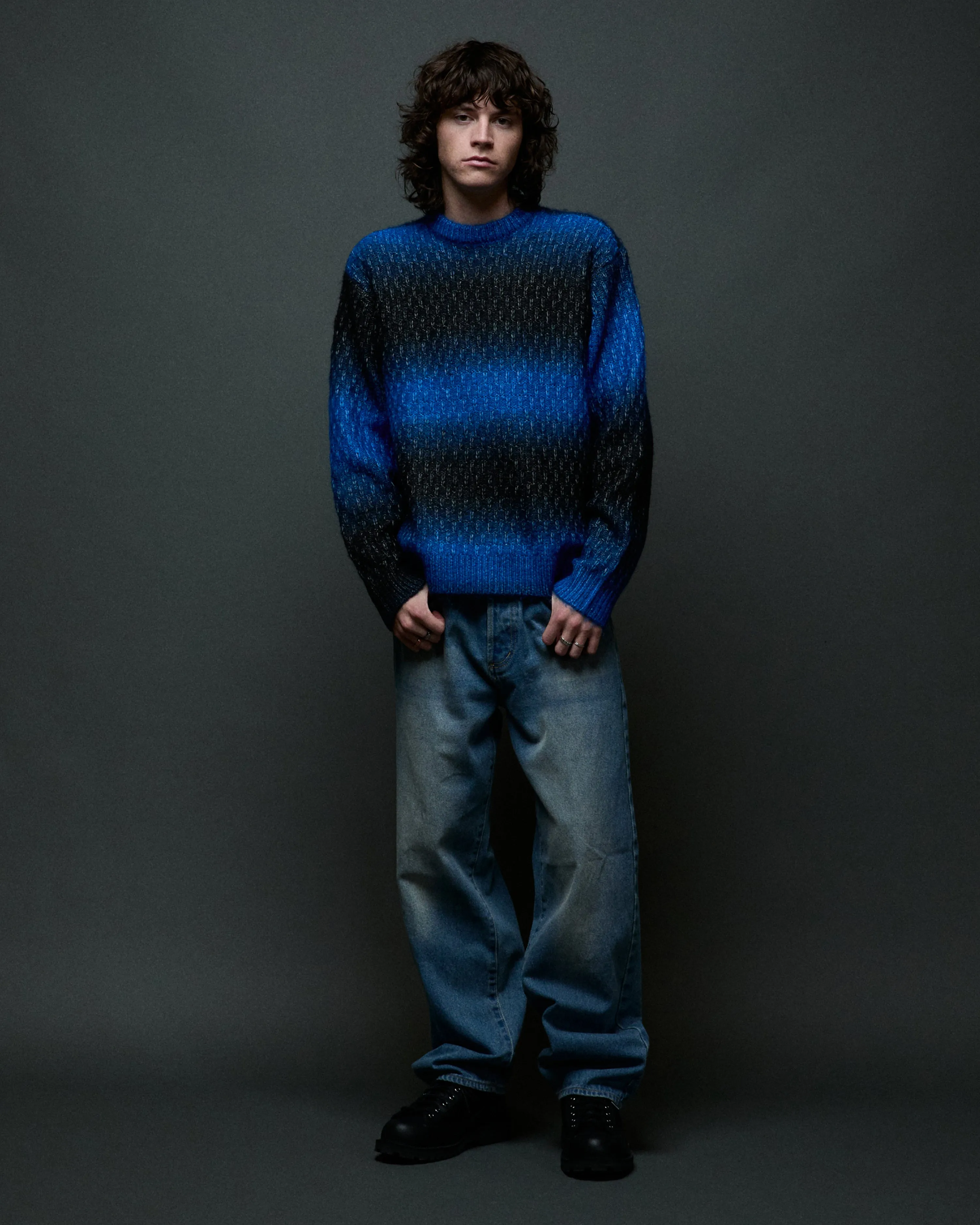 HAZE GRADIENT SWEATER sold by Obey product image thumbnail 5
