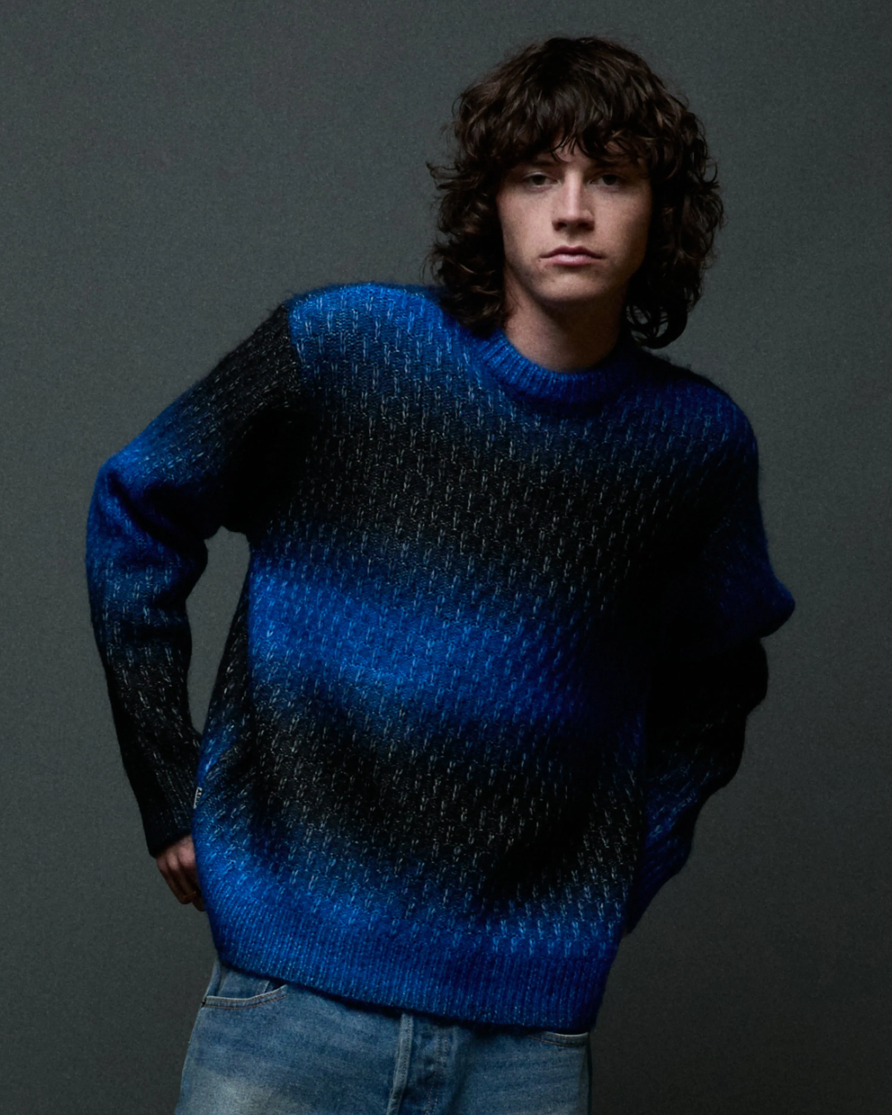 HAZE GRADIENT SWEATER sold by Obey product image thumbnail 4