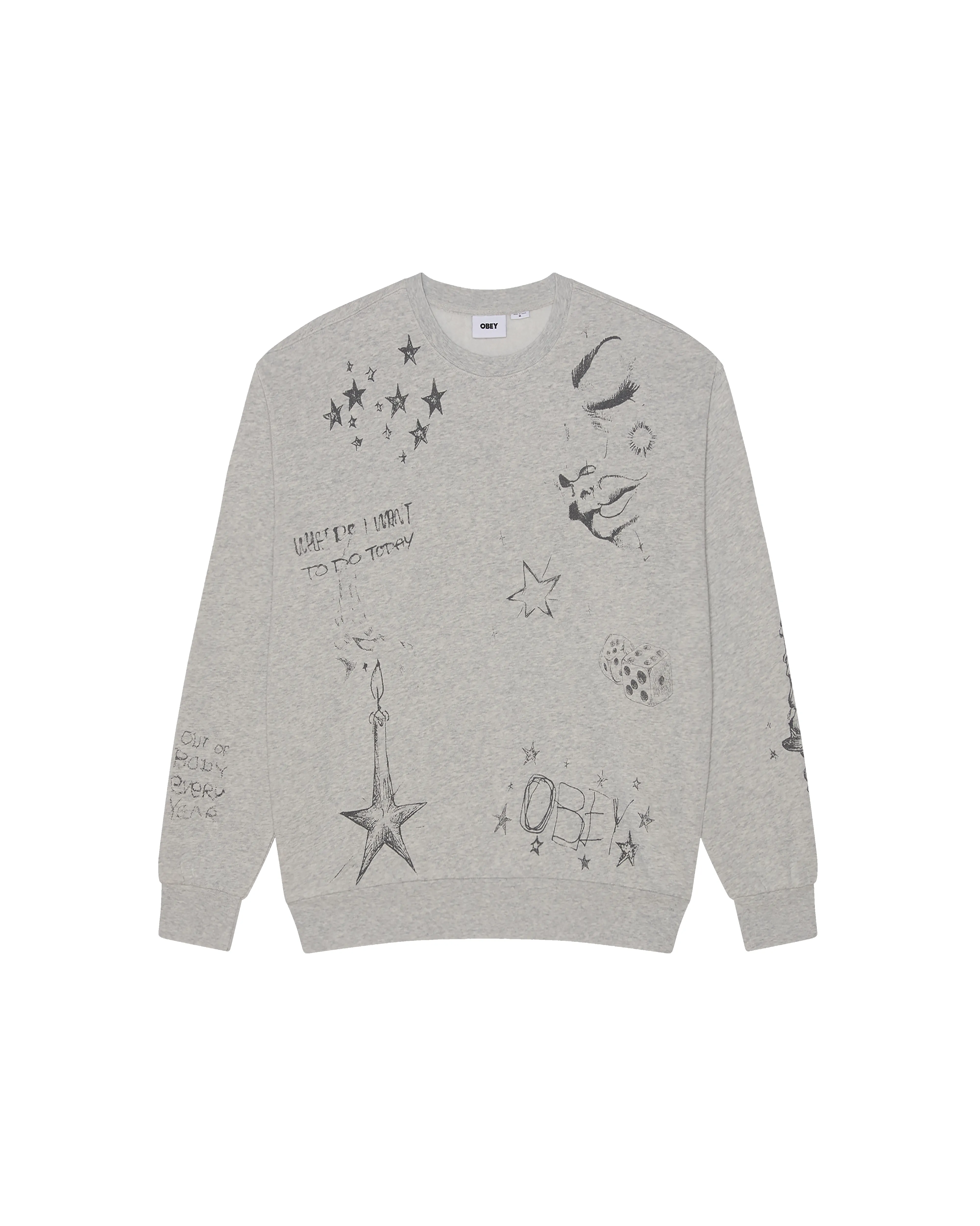 DREAMS CREWNECK sold by Obey product image thumbnail 2
