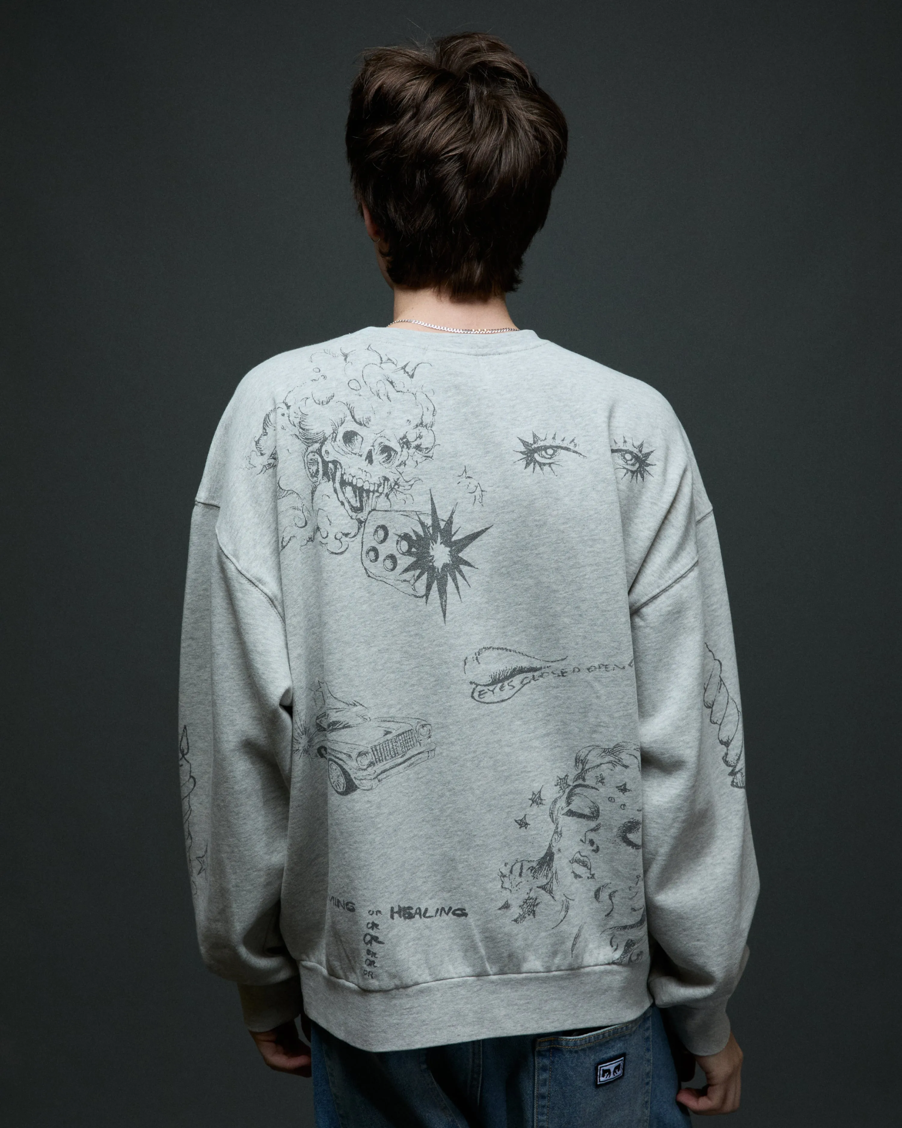 DREAMS CREWNECK sold by Obey product image thumbnail 4