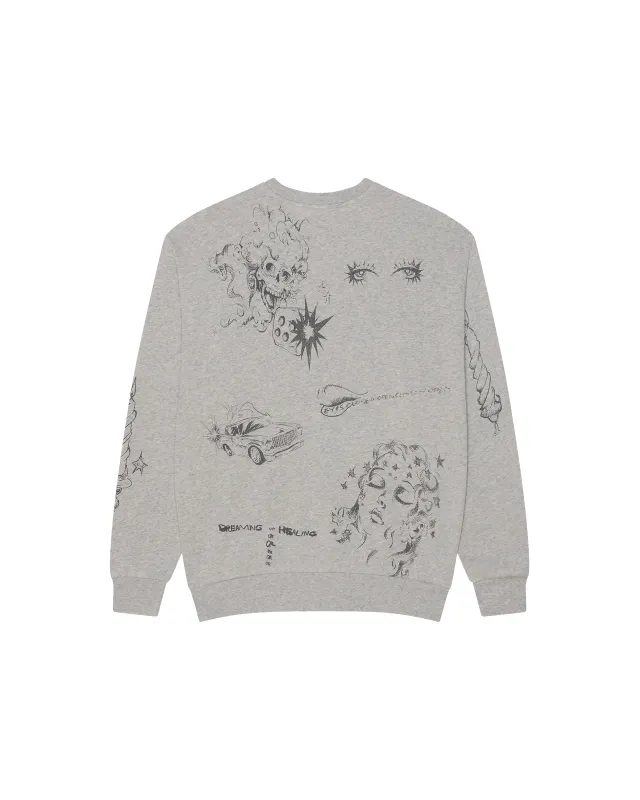 DREAMS CREWNECK made by Obey