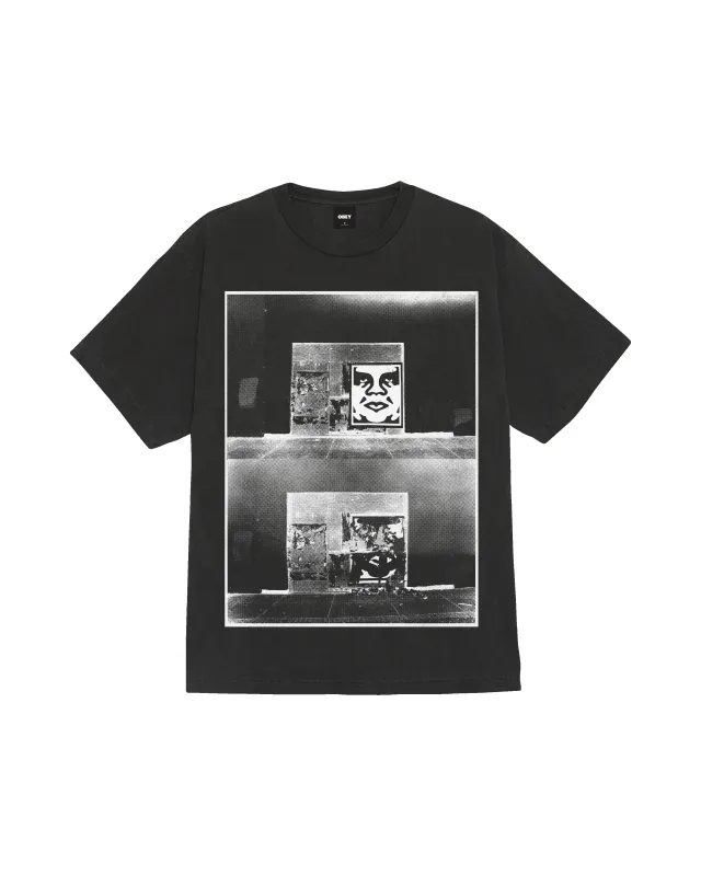 DESTROYED ICON PHOTO PIGMENT T-SHIRT made by Obey