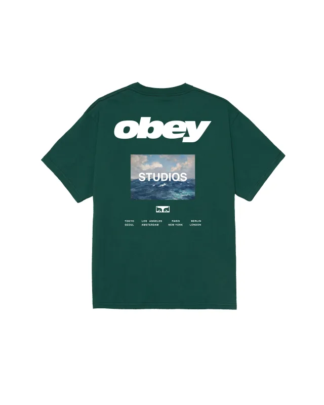 OBEY WAVE CLASSIC T-SHIRT made by Obey