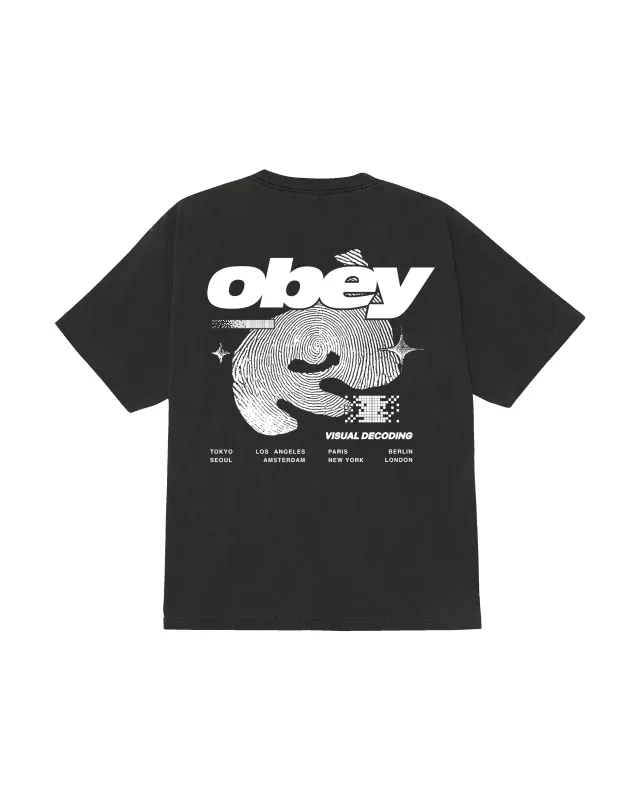 VISUAL DECODING PIGMENT T-SHIRT made by Obey