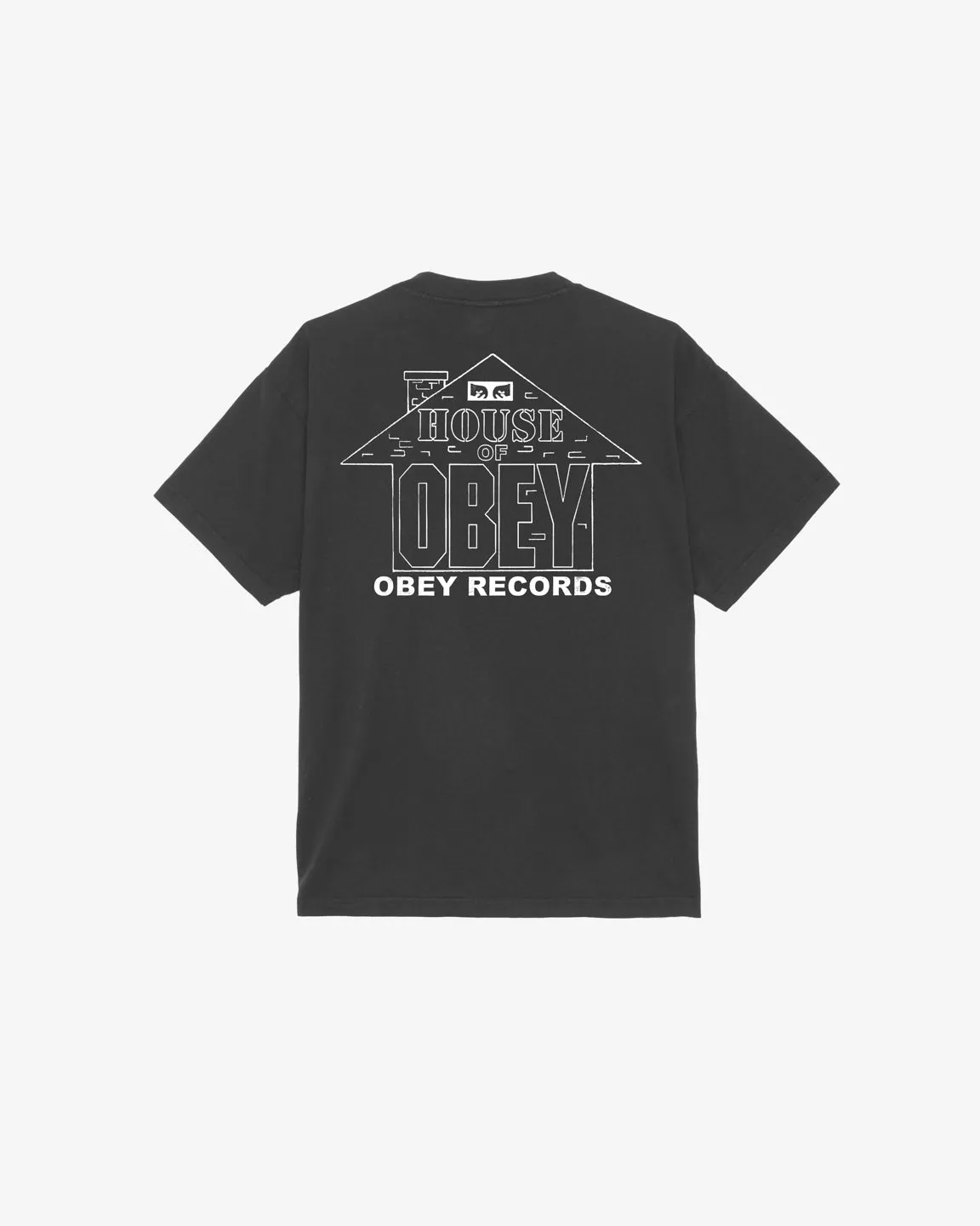 HOUSE OF OBEY RECORDS HEAVYWEIGHT T-SHIRT sold by Obey product image thumbnail 3