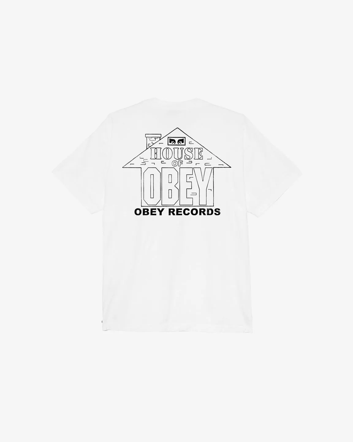 HOUSE OF OBEY RECORDS HEAVYWEIGHT T-SHIRT sold by Obey product image thumbnail 5