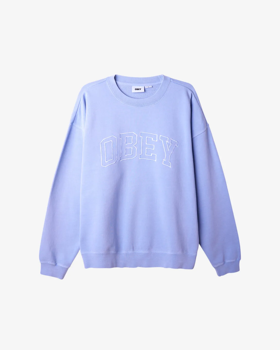PIGMENT COLLEGIATE EXTRAHEAVY CREWNECK sold by Obey