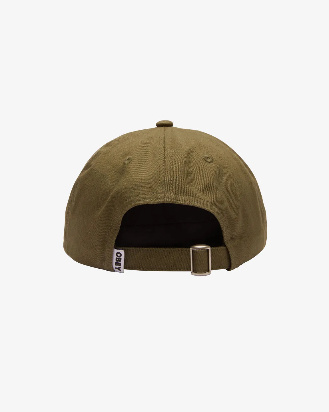BOLD TWILL 6 PANEL STRAPBACK sold by Obey product image thumbnail 5