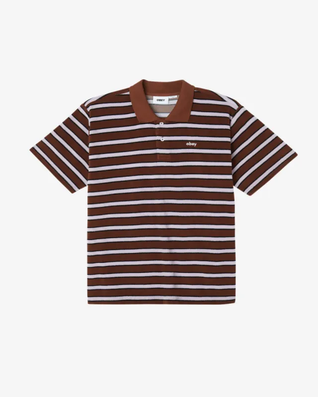 UNI TERRY CLOTH POLO sold by Obey