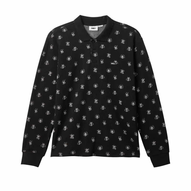 PEST JAQUARD LS POLO sold by Obey
