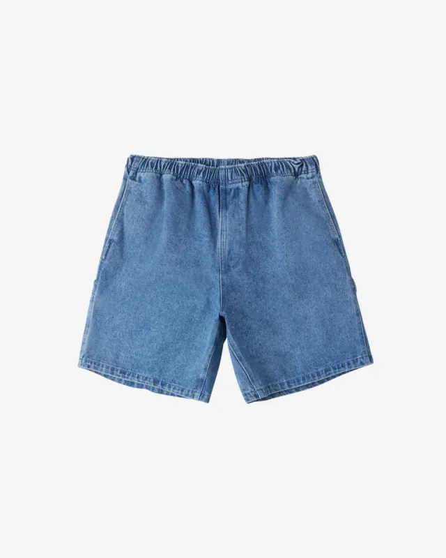 EASY DENIM CARPENTER SHORT sold by Obey