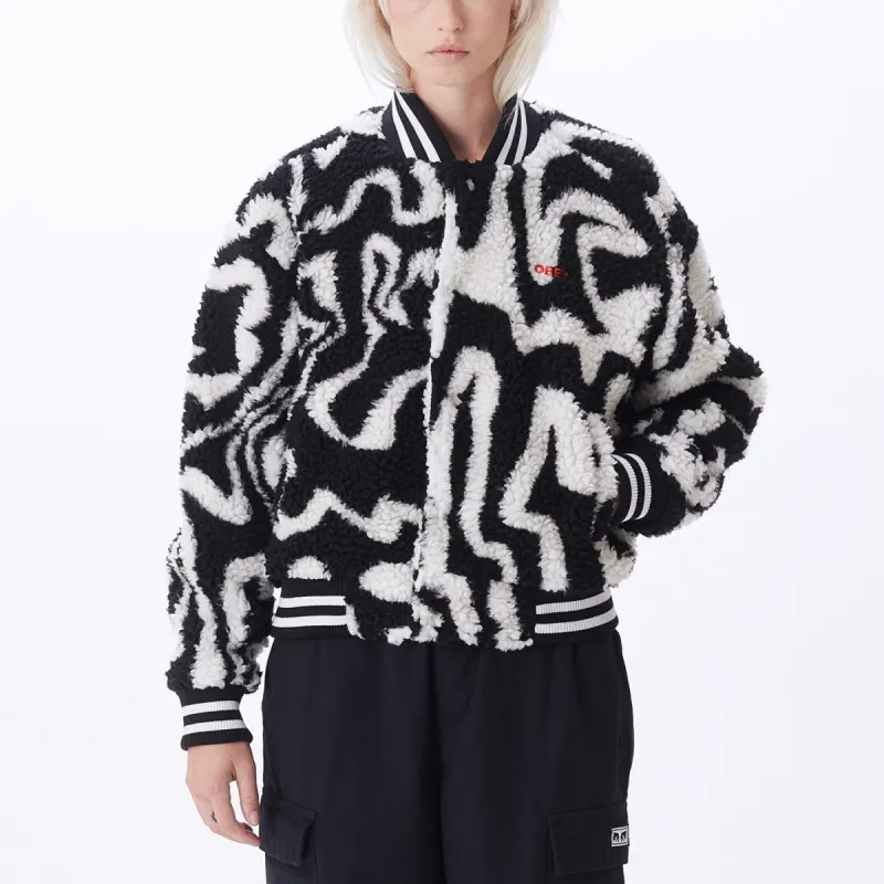 MAZY VARSITY JACKET sold by Obey