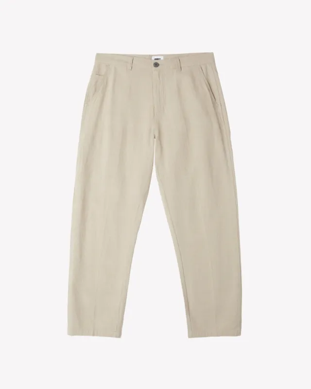 HARDWORK LINEN CARPENTER PANT sold by Obey