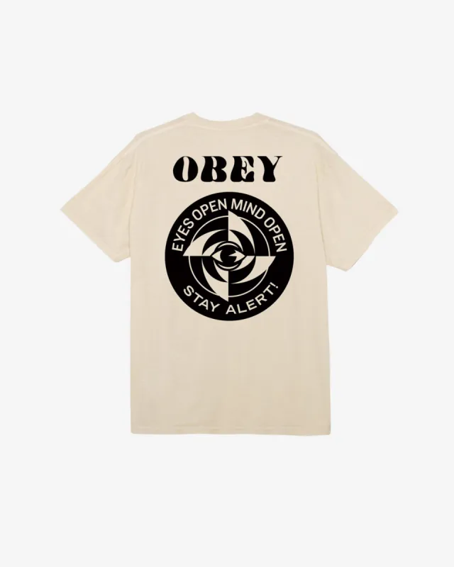 STAY ALERT PIGMENT T-SHIRT sold by Obey