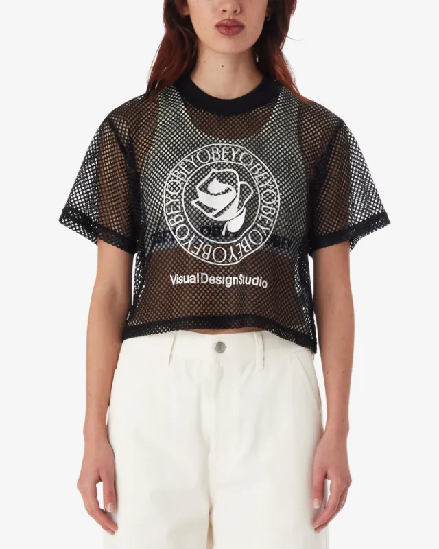 ROSE MESH TOP sold by Obey