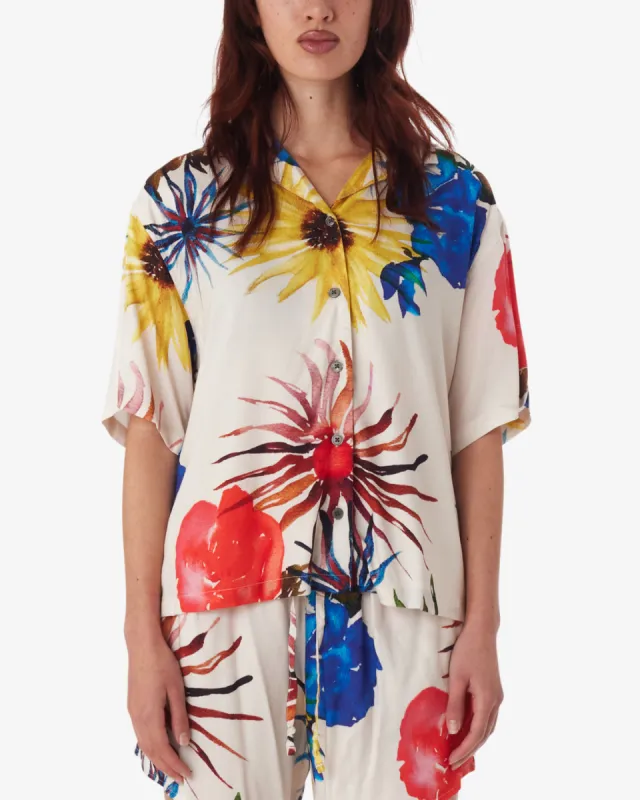 MULTI FLOWERS SHIRT sold by Obey