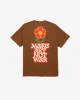 MAKE ART NOT WAR FLOWER PIGMENT T-SHIRT sold by Obey